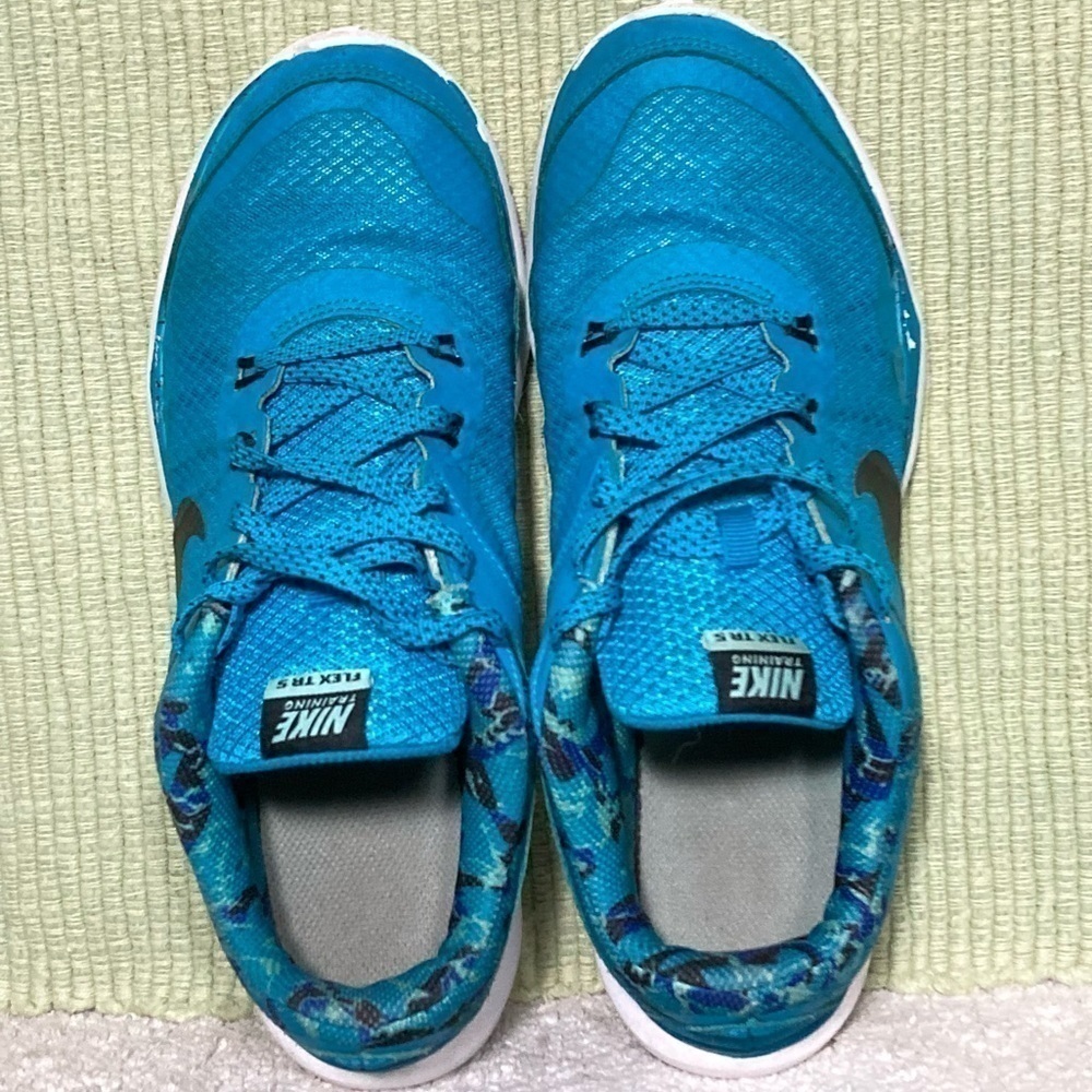 Nike Womens Blue Flex TR 5 Training Athletic Sneaker Shoes Size US 7.5 - Picture 5 of 11